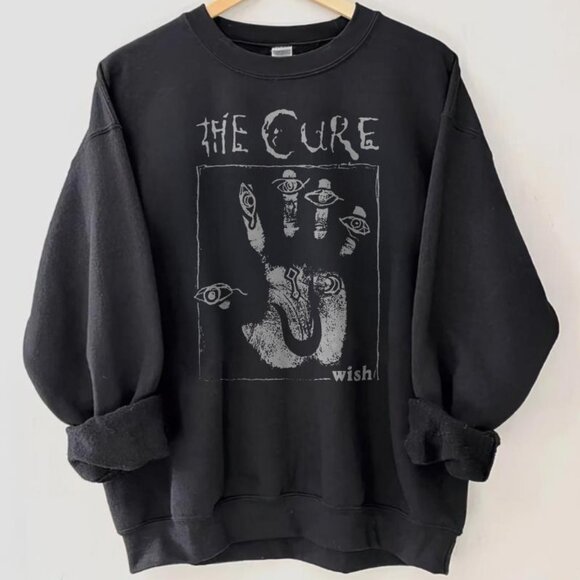 Gildan Tops - Vintage 90s The Cure Sweatshirt, Retro Concert The Cure Crewneck Sweater Unisex